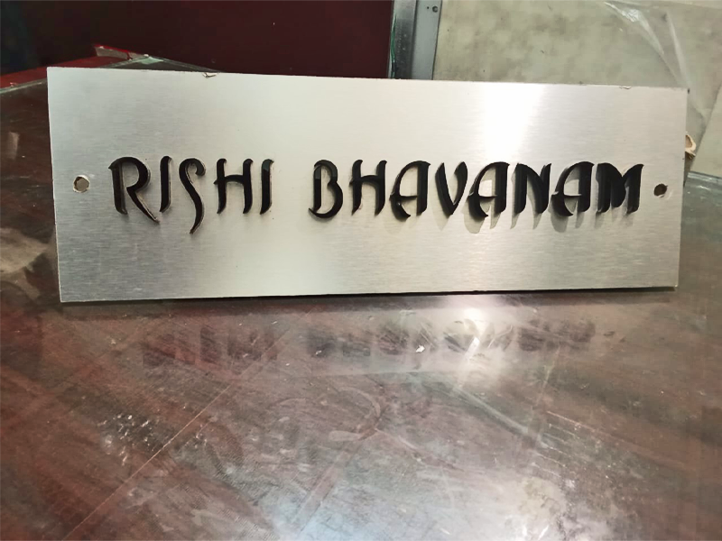 ACP Name boards for house